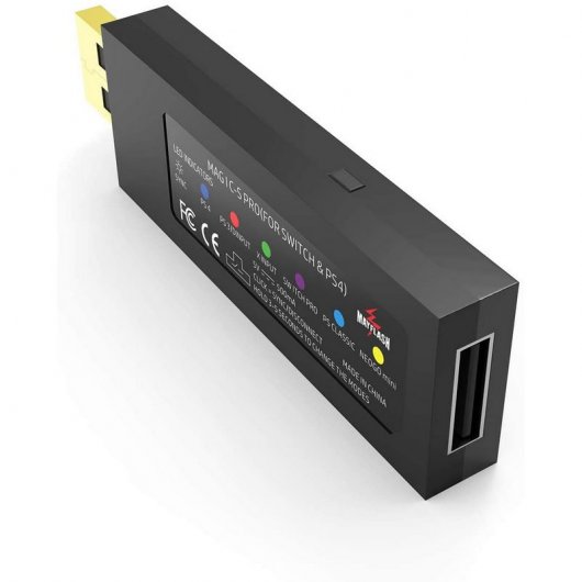Magic-S PRO Adaptador de Controlador Inalámbrico para Nintendo Switch/PS4/PS3/PC/Neogeo