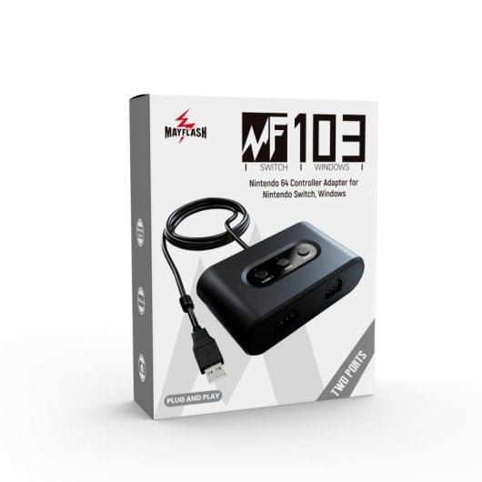 MayFlash Adaptador Mando Nintendo 64 a Switch/PC