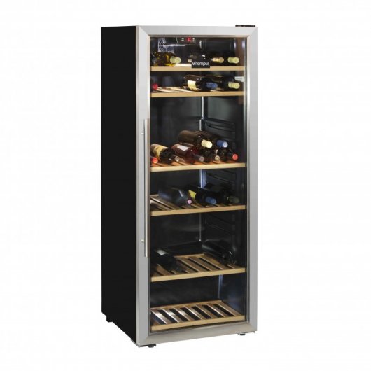 Vitempus VI100INOX Vinoteca 100 Botellas Negro