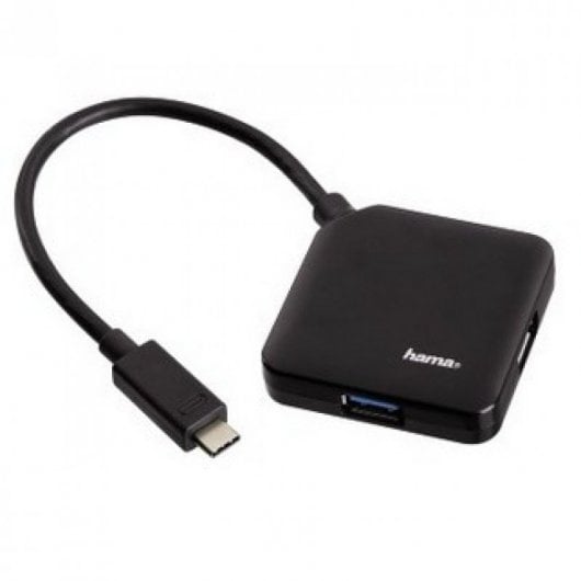 Hama PC Hub USB-C Negro
