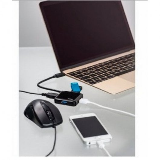 Hama PC Hub USB-C Negro