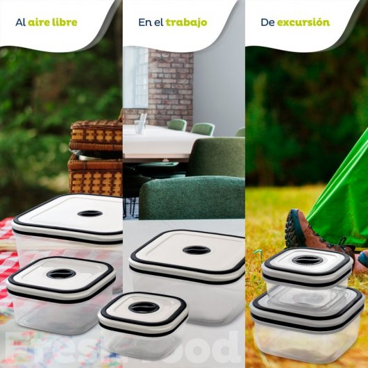 San Ignacio Bateria de Cocina 4 Ollas + 4 Fiambreras + 3 Utensilios