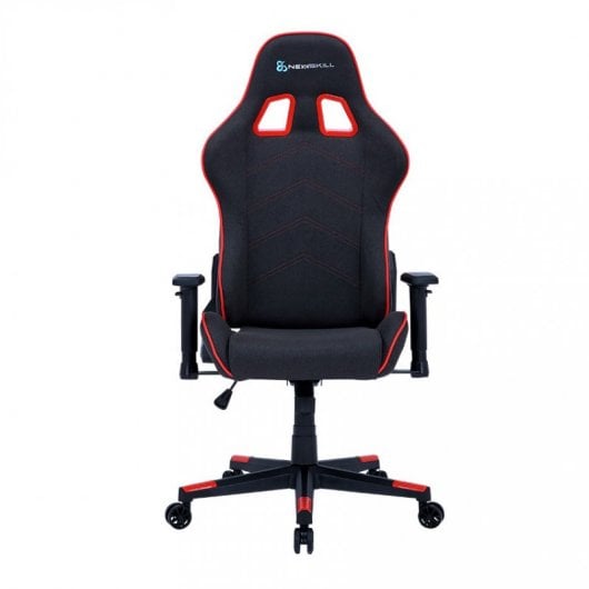 Newskill Kitsune Zephyr Series Silla Gaming acabada en Tela Negro/Rojo