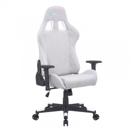 Newskill Kitsune Zephyr Series Cadeira Gaming com acabamento em Tecido Cinzento/Branco