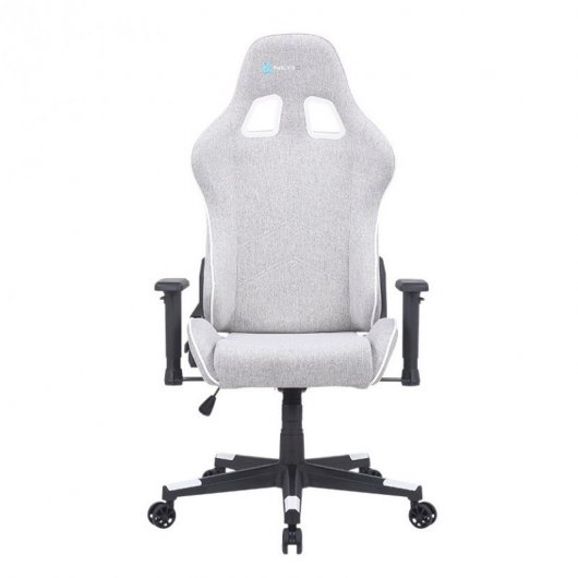 Newskill Kitsune Zephyr Series Cadeira Gaming com acabamento em Tecido Cinzento/Branco
