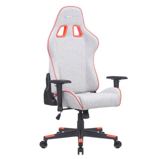 Newskill Kitsune Zephyr Series Silla Gaming acabada en Tela Gris/Rojo