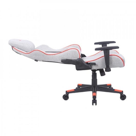 Newskill Kitsune Zephyr Series Silla Gaming acabada en Tela Gris/Rojo