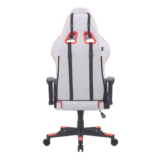 Newskill Kitsune Zephyr Series Silla Gaming acabada en Tela Gris/Rojo