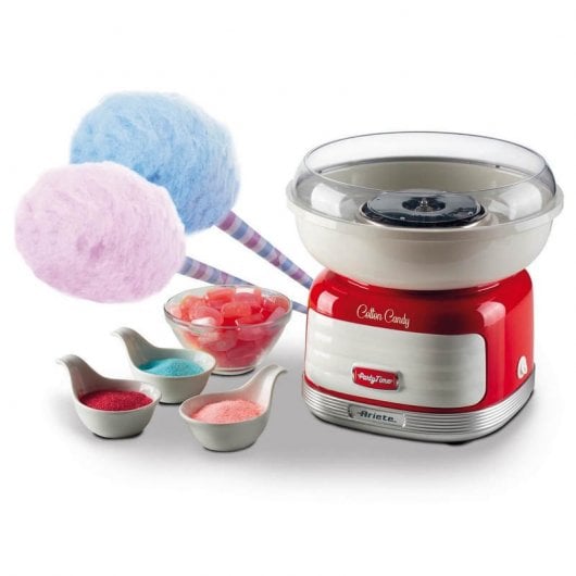 Ariete Party Time Cotton Candy Máquina de Algodón de Azúcar Rojo