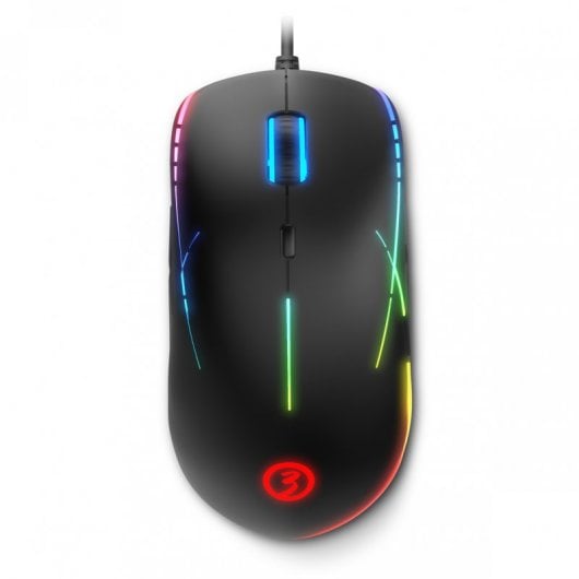 Ozone Neon X50 Optische Gaming-Maus ARGB 3200 DPI Schwarz