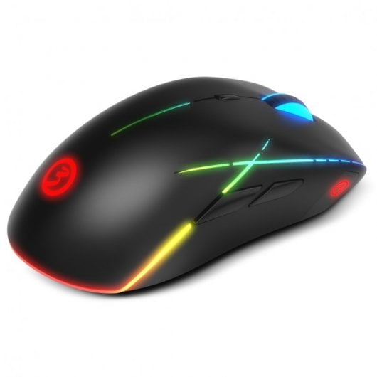 Ozone Neon X50 Optische Gaming-Maus ARGB 3200 DPI Schwarz
