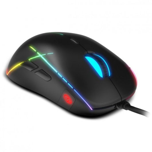 Ozone Neon X50 Optische Gaming-Maus ARGB 3200 DPI Schwarz