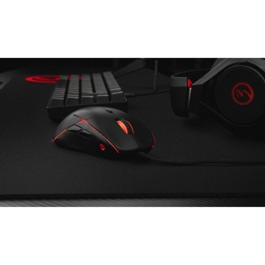 Ozone Neon X50 Optische Gaming-Maus ARGB 3200 DPI Schwarz