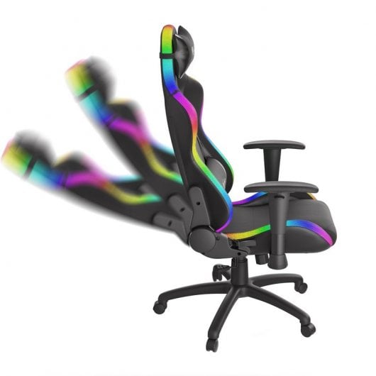 Sedia da gaming nera Genesis Trit 500 RGB