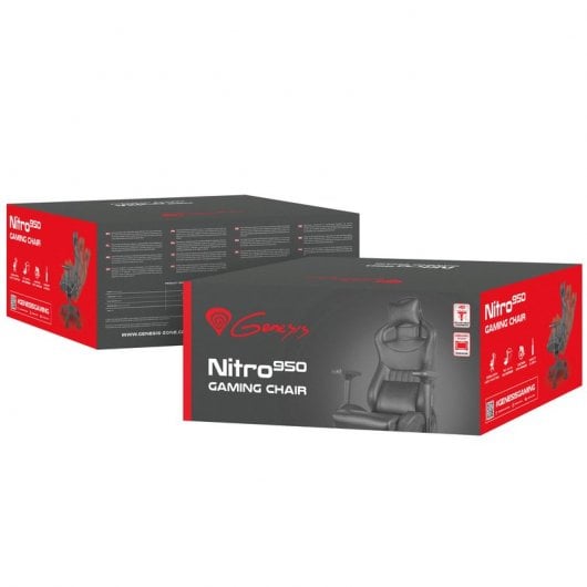 Genesis Nitro 950 Schwarzer Gaming-Stuhl