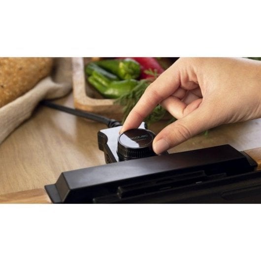 Gril d'intérieur Cecotec Tasty&Grill 2000 Bamboo Black 2000W antiadhésif bambou