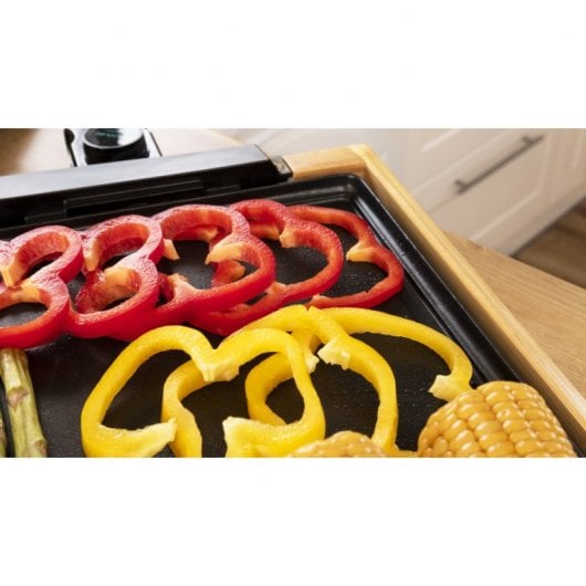 Cecotec Tasty&Grill 2000 Bamboo Black Plancha de Asar Eléctrica 2000W