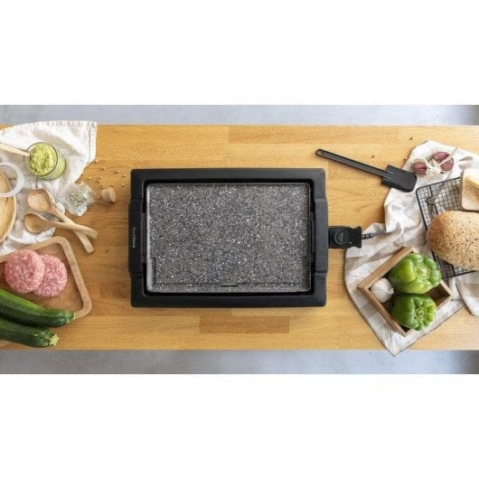 Plancha électrique Cecotec Tasty&Grill 2000 Inox Stone acier inoxydable 2000W RockStone