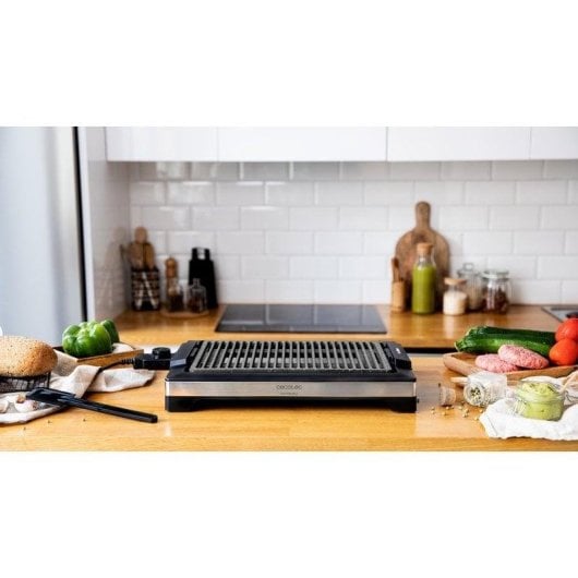 Plancha électrique Cecotec Tasty&Grill 2000 Inox LineStone 2000W Inox RockStone