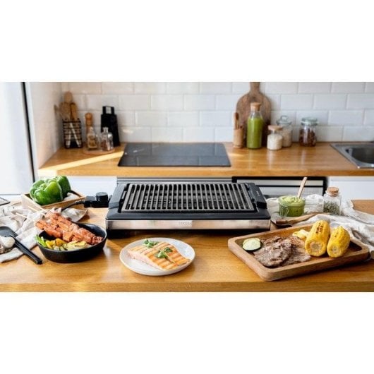 Plancha électrique Cecotec Tasty&Grill 2000 Inox LineStone 2000W Inox RockStone