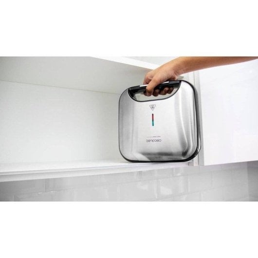 Sandwichera Cecotec Rock'n Toast Fifty-Fifty acciaio inox rivestimento RockStone 750W