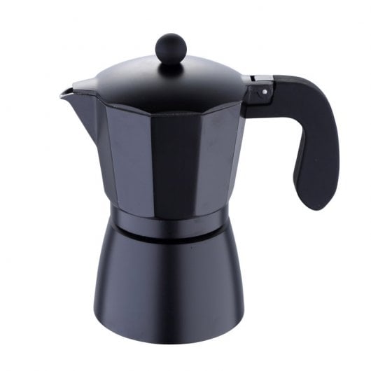 San Ignacio Florencia Black Cafetera Italiana de Aluminio 6 Tazas