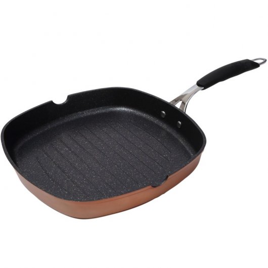 Bergner Infinity Chefs Sartén Asador de Aluminio Forjado 28x28x4.5cm
