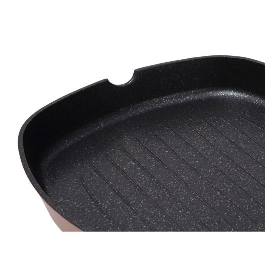 Bergner Infinity Chefs Sartén Asador de Aluminio Forjado 28x28x4.5cm