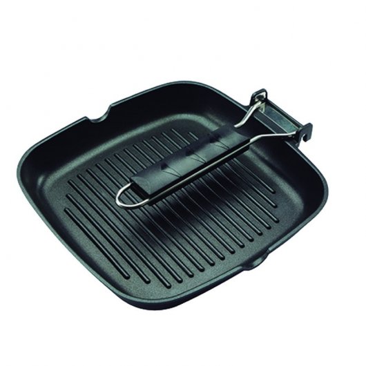 Bergner Grill Lover Sartén Asador de Aluminio 24cm