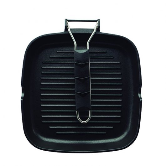 Bergner Grill Lover Sartén Asador de Aluminio 24cm