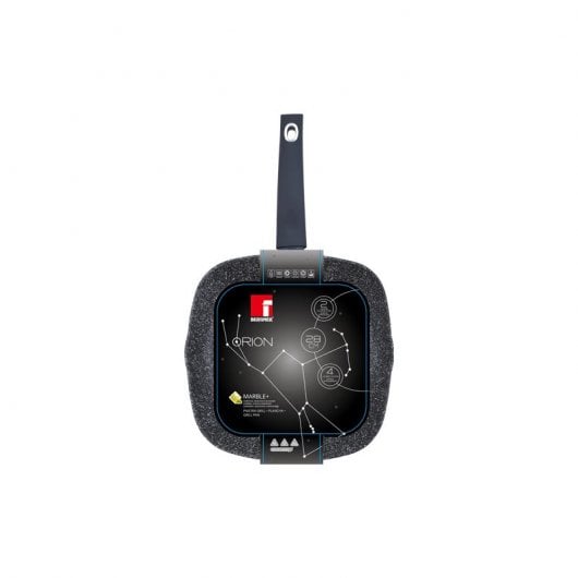 Bergner Orion Sartén Asador de Aluminio Forjado 28x28cm