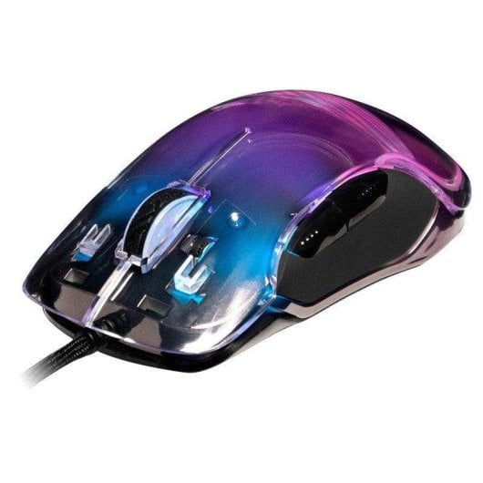 Ratón Newskill Lycan Gaming Transparent RGB 16000DPI ABS