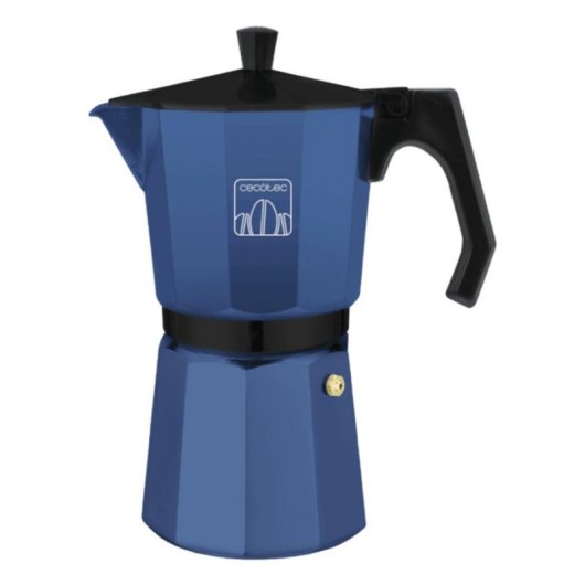 Cecotec Mimoka 300 Cafetera Italiana 3 Tazas Azul