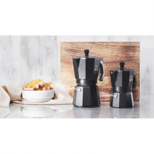 Cecotec Mimoka 300 Cafetera Italiana 3 Tazas Negra