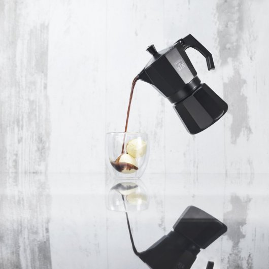 Cecotec Mimoka 300 Cafetera Italiana 3 Tazas Negra