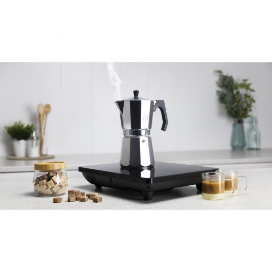 Cecotec Mimoka 1200 Cafetera Italiana 12 Tazas Plata