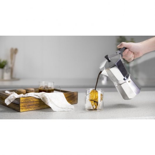 Cecotec Mimoka 1200 Cafetera Italiana 12 Tazas Plata