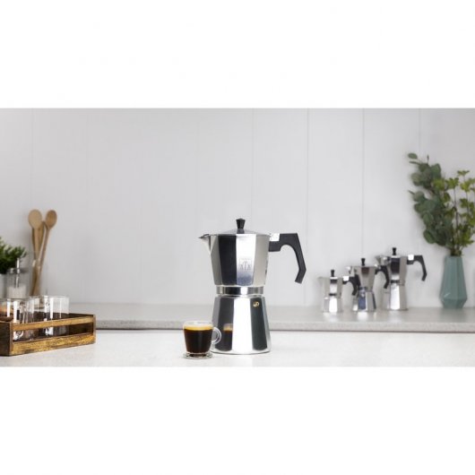 Cecotec Mimoka 1200 Cafetera Italiana 12 Tazas Plata
