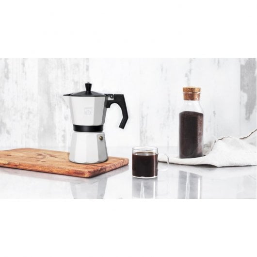 Cecotec Mimoka 1200 Cafetera Italiana 12 Tazas Beige