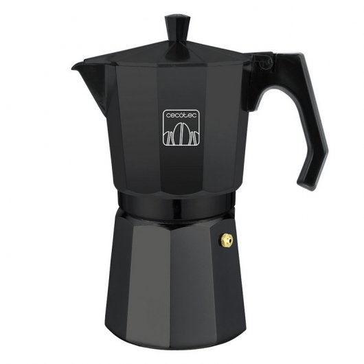 Cecotec Mimoka 1200 Cafetera Italiana 12 Tazas Negra