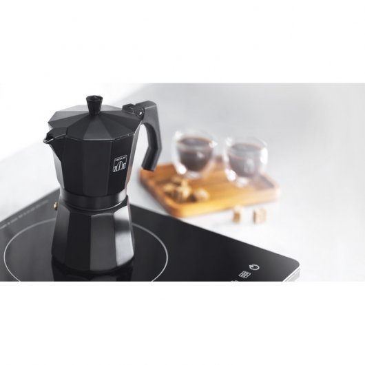 Cecotec Mimoka 1200 Cafetera Italiana 12 Tazas Negra