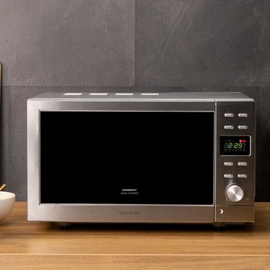 Cecotec GrandHeat 2000 Flatbed Steel Micro-ondas 20L 700W Aço Inoxidável
