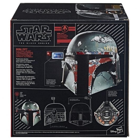 Hasbro Star Wars The Black Series Boba Fett Premium Electronic Helmet Casque de déguisement Mâle