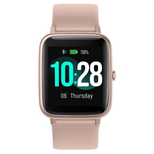 Ulefone Watch Bluetooth 37mm Ecrã Tátil Rosa Resistência Água 5ATM Autonomia até 50 dias