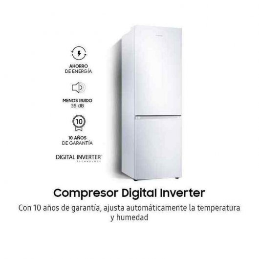 Samsung RB34T600DWW Frigorífico Combi D Blanco