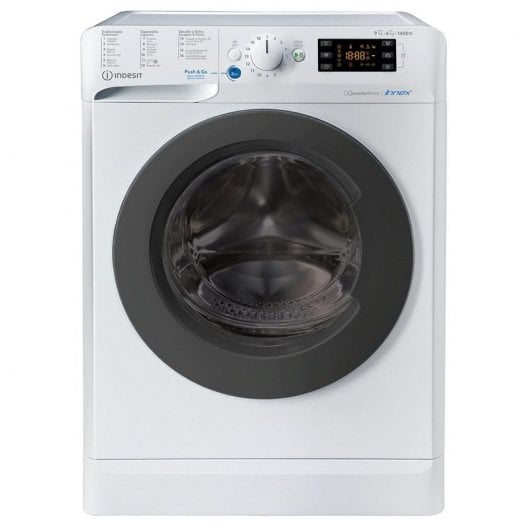 Indesit BDE 961483X WK SPT N Lavasecadora Carga Frontal 9Kg/6Kg D Blanca