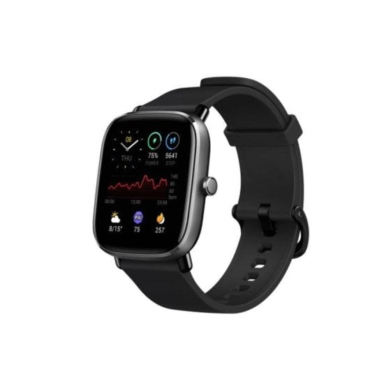 Amazfit GTS 2 Mini Bluetooth 40,5mm AMOLED Preto Superleve SpO2 Pulsómetro 5ATM