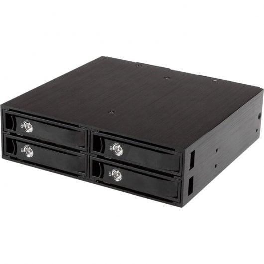 StarTech SATSASBP425 Armario Rack Móvil 5.25" 4 Bahías