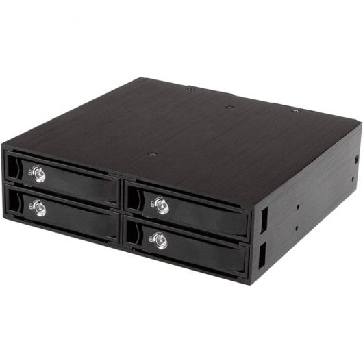 StarTech.com Backplane pour 4 disques durs SAS/SATA de 2,5" - Rack mobile 4x HDD / SSD avec échange à chaud