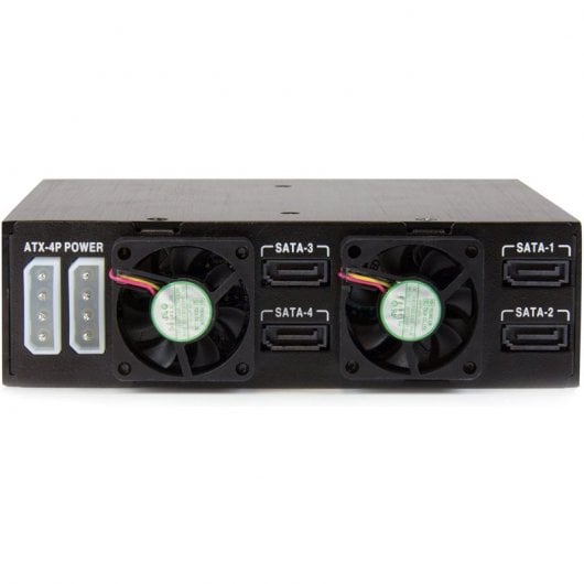 StarTech SATSASBP425 Armario Rack Móvil 5.25" 4 Bahías